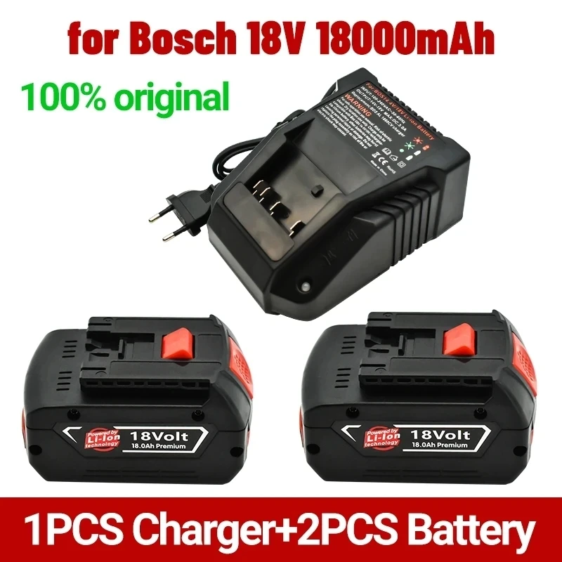 Аккумулятор 18 в 18 а/ч для электродрели Bosch 18 в, перезаряжаемая литий-ионная батарея BAT609 BAT609G BAT618 BAT618G BAT614 + 1 зарядное устройство
Аккумулятор 18 в 18 а/ч для электродрели Bosch 18 в, перезаряжаемая литий-ионная батарея BAT609 BAT609G BAT618 BAT618G BAT614 + 1 зарядное устройство