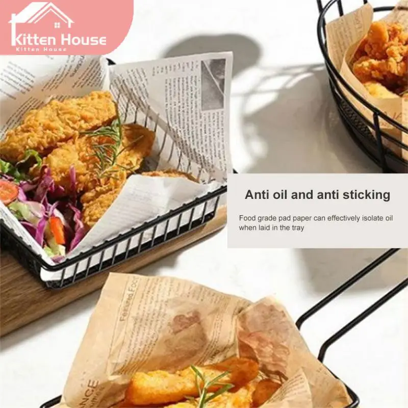 Household Sandwiches Burgers Food Absorbent Paper Not Sticky Greaseproof Paper Disposable Square Snack Grease Separator Paper
Household Sandwiches Burgers Food Absorbent Paper Not Sticky Greaseproof Paper Disposable Square Snack Grease Separator Paper