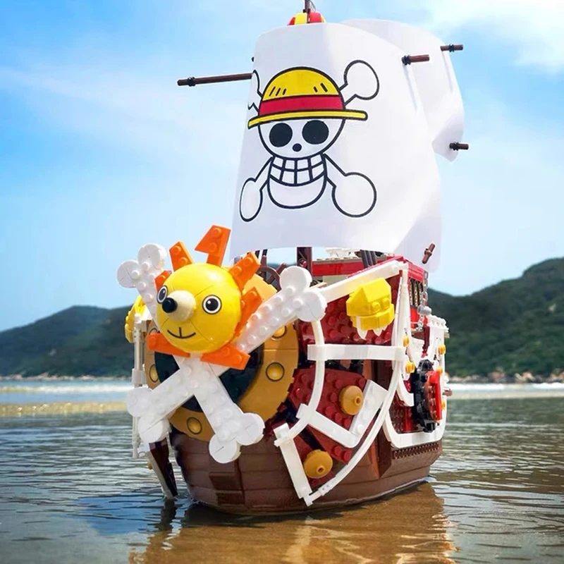 One Moc Piece Anime Pirates Ship Thousand Sunny Ruffy Action Bricks Brick Toy for Kids Birthday Christmas Gesc
One Moc Piece Anime Pirates Ship Thousand Sunny Ruffy Action Bricks Brick Toy for Kids Birthday Christmas Gesc