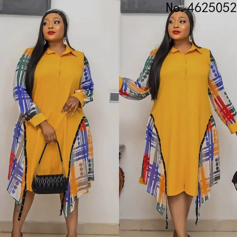 Blue Green Yellow African Dresses for Women Summer Sexy African Women Long Sleeve Printing Polyester Knee-length Dress L-2XL
Blue Green Yellow African Dresses for Women Summer Sexy African Women Long Sleeve Printing Polyester Knee-length Dress L-2XL