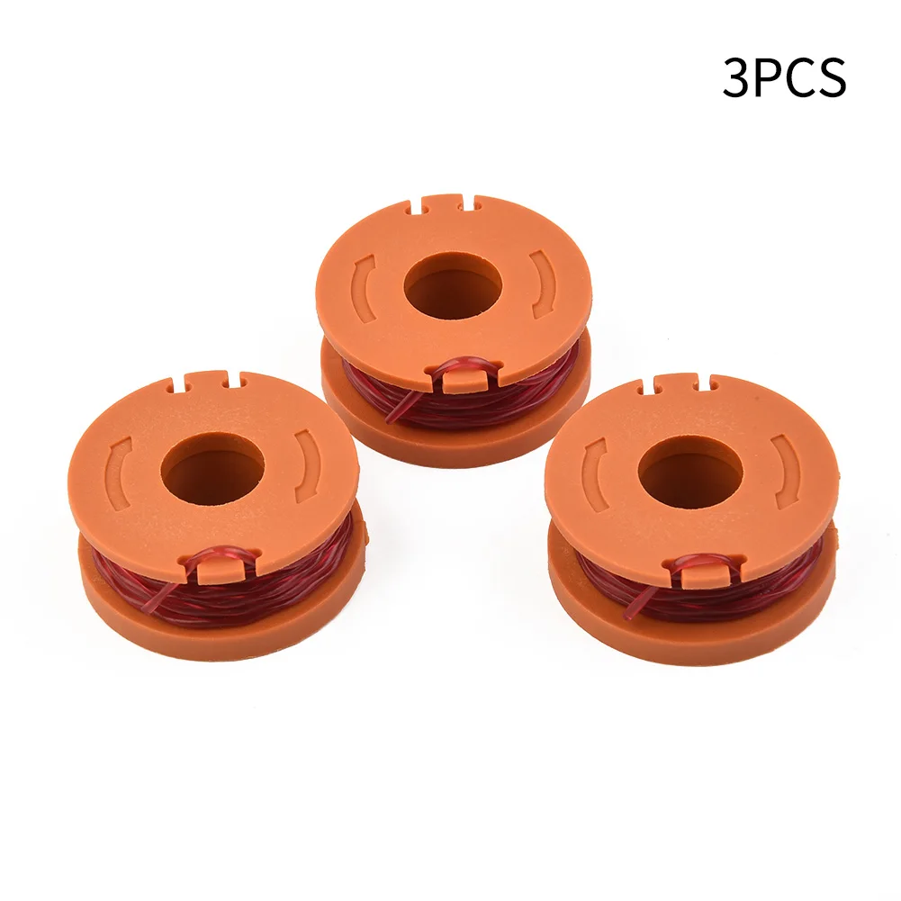 3pcs Spool Trimmer Line Spools For McGregor 18V MCT1825 MCT2X1825 CLGT18LG/1 WX150 Lawn Trimmer Garden Power Tool Parts
3pcs Spool Trimmer Line Spools For McGregor 18V MCT1825 MCT2X1825 CLGT18LG/1 WX150 Lawn Trimmer Garden Power Tool Parts