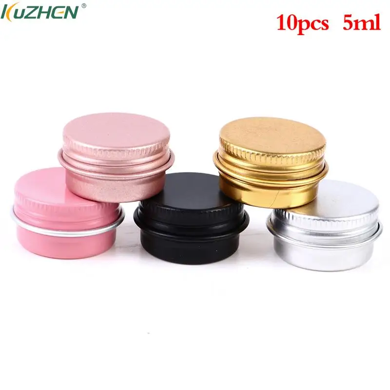 10Pcs 5ml Empty Aluminum Jar Refillable Cosmetic Bottle Ointment Cream Sample Packaging Container Screw Cap
10Pcs 5ml Empty Aluminum Jar Refillable Cosmetic Bottle Ointment Cream Sample Packaging Container Screw Cap