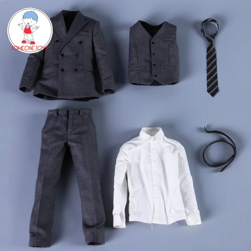 MOMTOYS 1/6 GS001 Men's Gray Suit White Shirt Without Head Carving Body for 12 Inch Action Figure Doll Accessories
MOMTOYS 1/6 GS001 Men's Gray Suit White Shirt Without Head Carving Body for 12 Inch Action Figure Doll Accessories