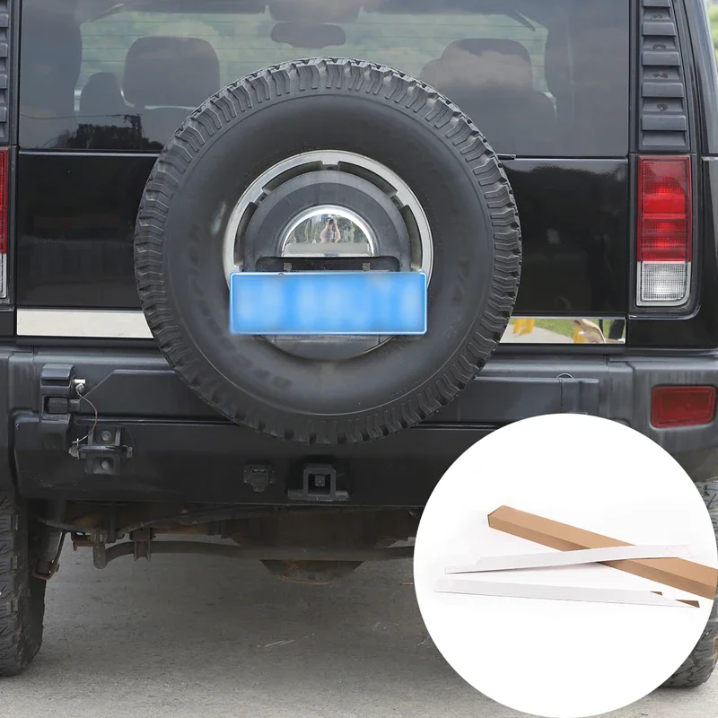 Для Hummer H2 нержавеющая сталь ярко-серебристая декоративная защитная рамка для