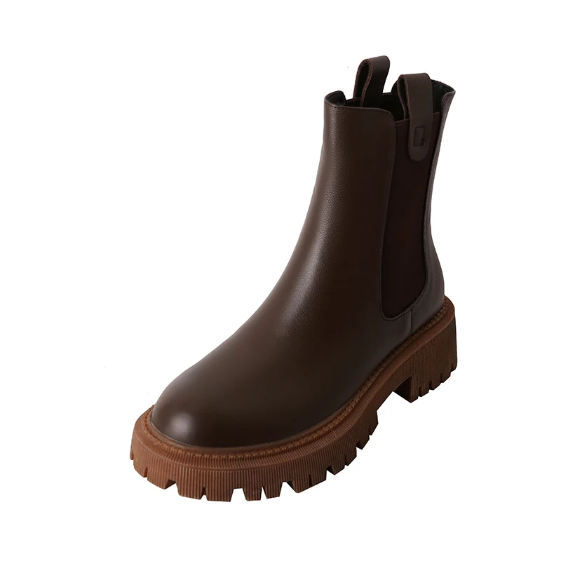 2022 new winter Women ankle boots natural leather 22-25CM cowhide upper modern boots Chelsea boots Thick Sole Chimney Boots
2022 new winter Women ankle boots natural leather 22-25CM cowhide upper modern boots Chelsea boots Thick Sole Chimney Boots