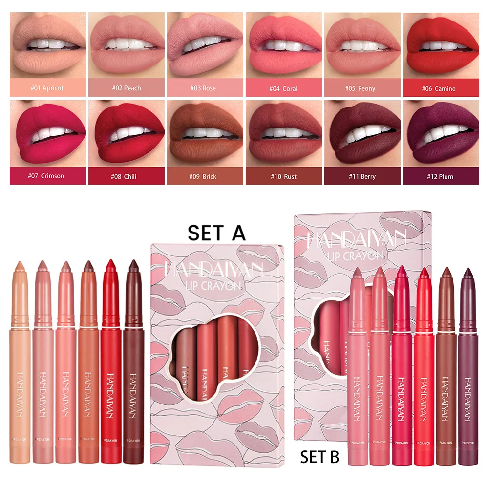 Waterproof Matte Lip Liner Pencil 12 Color Long Lasting Moisturizing Sexy Lip Pencil Women Natural Lipstick Makeup Lip Cosmetic
Waterproof Matte Lip Liner Pencil 12 Color Long Lasting Moisturizing Sexy Lip Pencil Women Natural Lipstick Makeup Lip Cosmetic