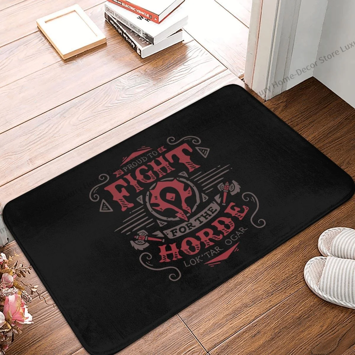 World of Warcraft Non-slip Doormat Fight For The Horde Bath Kitchen Mat Prayer Carpet Indoor Modern Decor
World of Warcraft Non-slip Doormat Fight For The Horde Bath Kitchen Mat Prayer Carpet Indoor Modern Decor