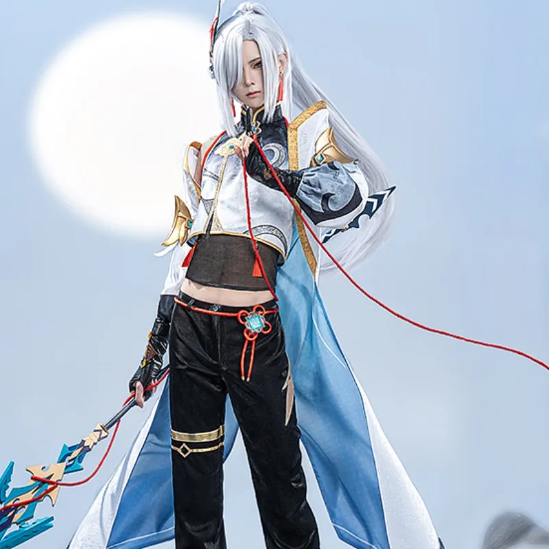COS Store Anime Game Genshin Impact Shenhe Halloween Carnival Role CosPlay Costume Complete Set
COS Store Anime Game Genshin Impact Shenhe Halloween Carnival Role CosPlay Costume Complete Set