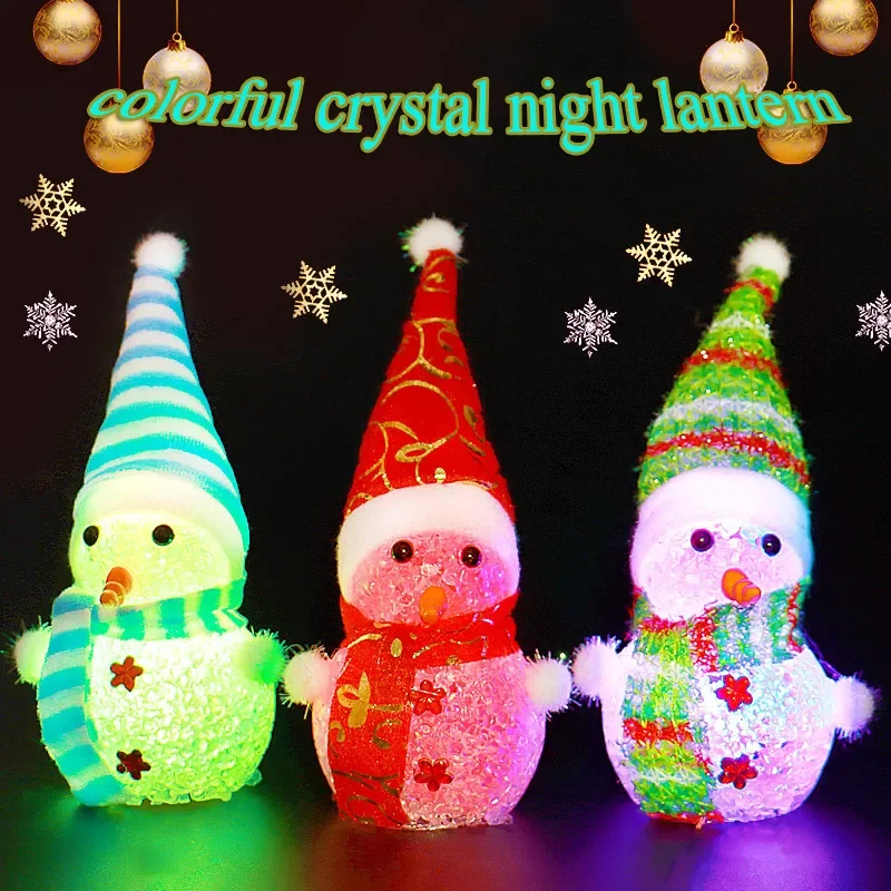 Светящийся Рождественский Снеговик светящийся Красочный Кристалл снеговик Рождественское украшение домашнее украшение Рождественский подарок
Светящийся Рождественский Снеговик светящийся Красочный Кристалл снеговик Рождественское украшение домашнее украшение Рождественский подарок