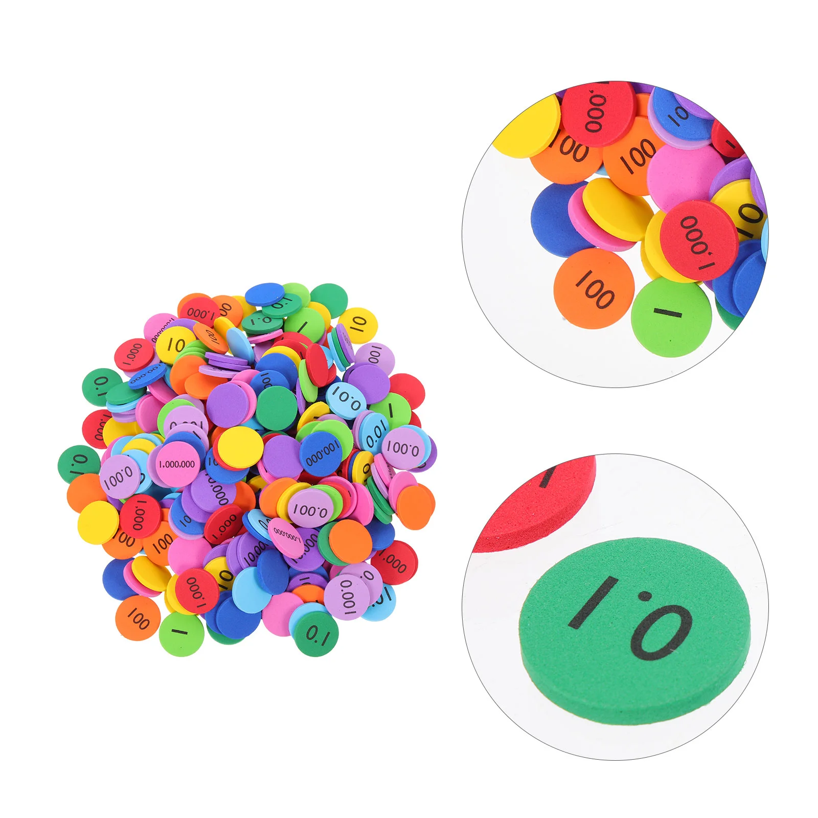 160 Pcs Children's Toys Digital Wafer Kids Number Discs Value Small Cognition Educational Place
160 Pcs Children's Toys Digital Wafer Kids Number Discs Value Small Cognition Educational Place