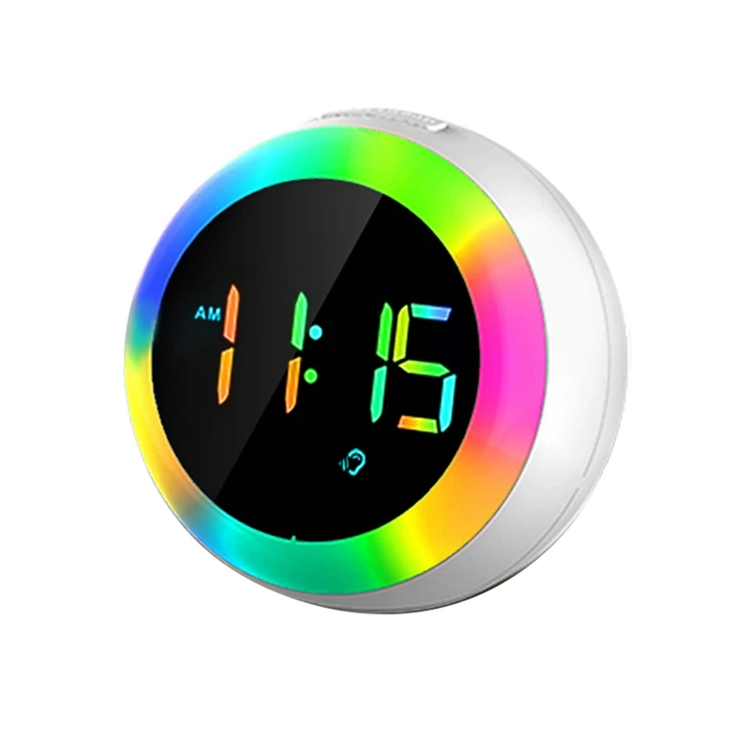 Kids Alarm Clock Set Kit Dual Alarm Setting,Adjustable Brightness Night Light,Voice-Activated, For Children
Kids Alarm Clock Set Kit Dual Alarm Setting,Adjustable Brightness Night Light,Voice-Activated, For Children