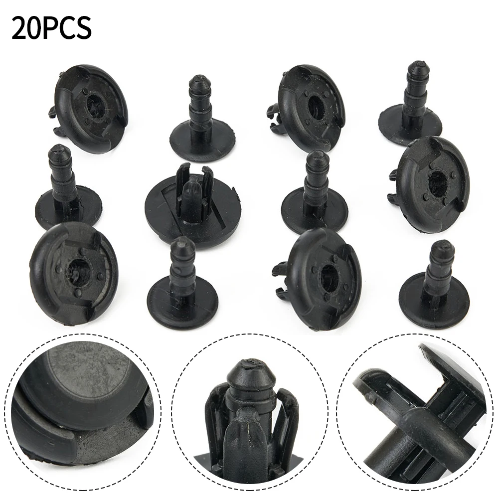 

20Pcs Car Fastener Clips Fender Splash Shield Push Rivet Fastener Retainer Clips For Toyota Push Retainer Pin Rivet Kit