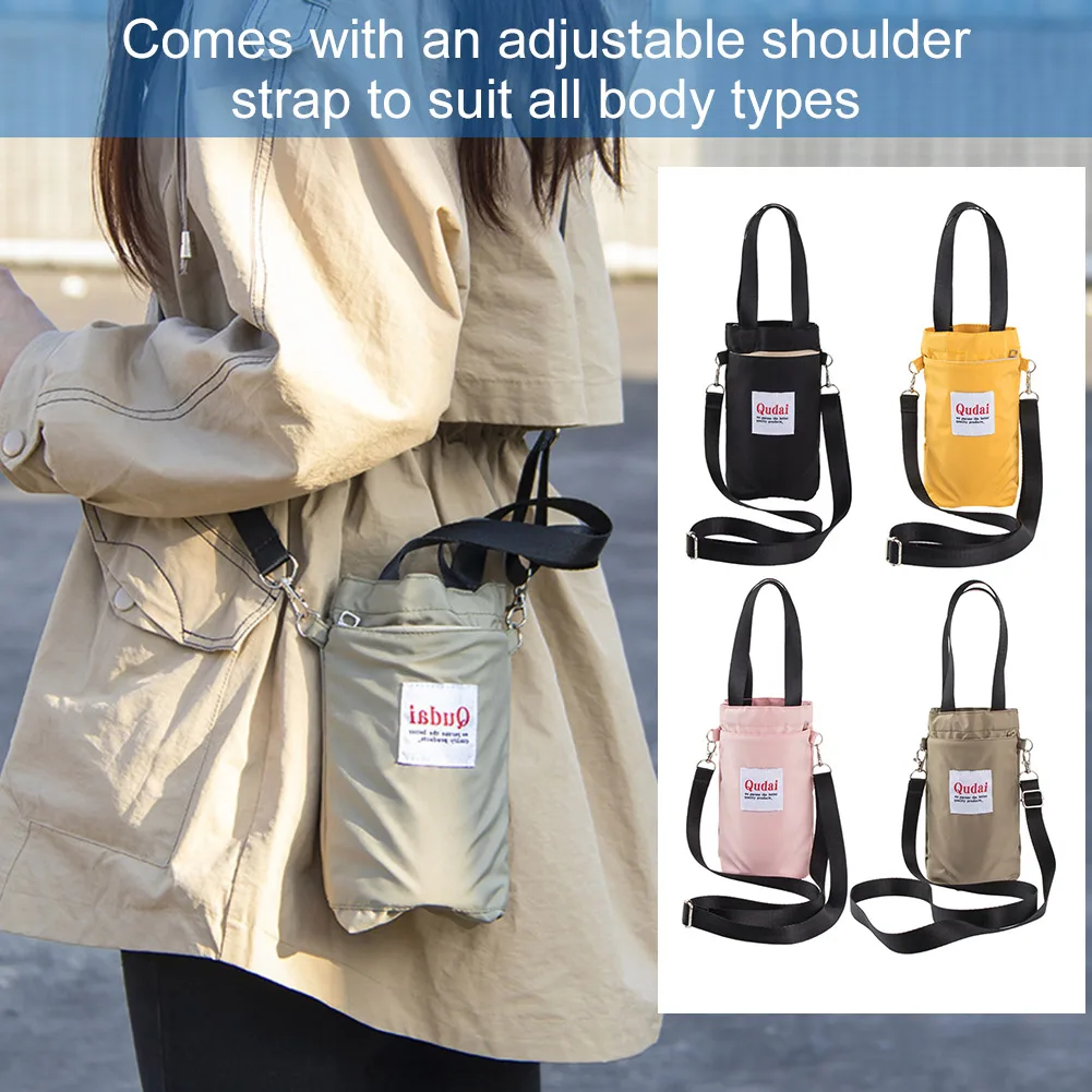 Large Size Water Cup Buggy Bag Portable Crossbody Hand-Held Water Cup Bag Simple Solid Color Water Bottle Accessories
Large Size Water Cup Buggy Bag Portable Crossbody Hand-Held Water Cup Bag Simple Solid Color Water Bottle Accessories