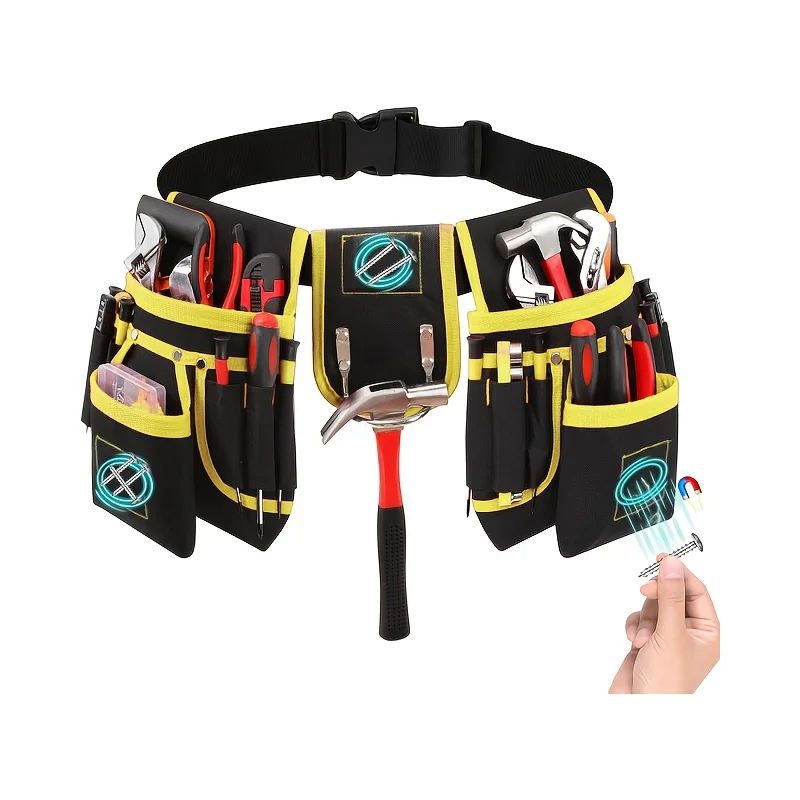 Магнитная сумка для инструментов из нейлона, 26 карманов
Магнитная сумка для инструментов из нейлона, 26 карманов