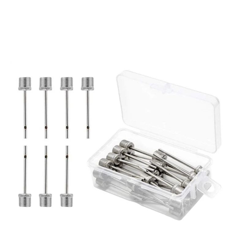 30Pcs Sport Ball Inflating Pump Needle For Football Basketball Soccer Inflatable Air Valve Adaptor Stainless Pump Pin
30Pcs Sport Ball Inflating Pump Needle For Football Basketball Soccer Inflatable Air Valve Adaptor Stainless Pump Pin