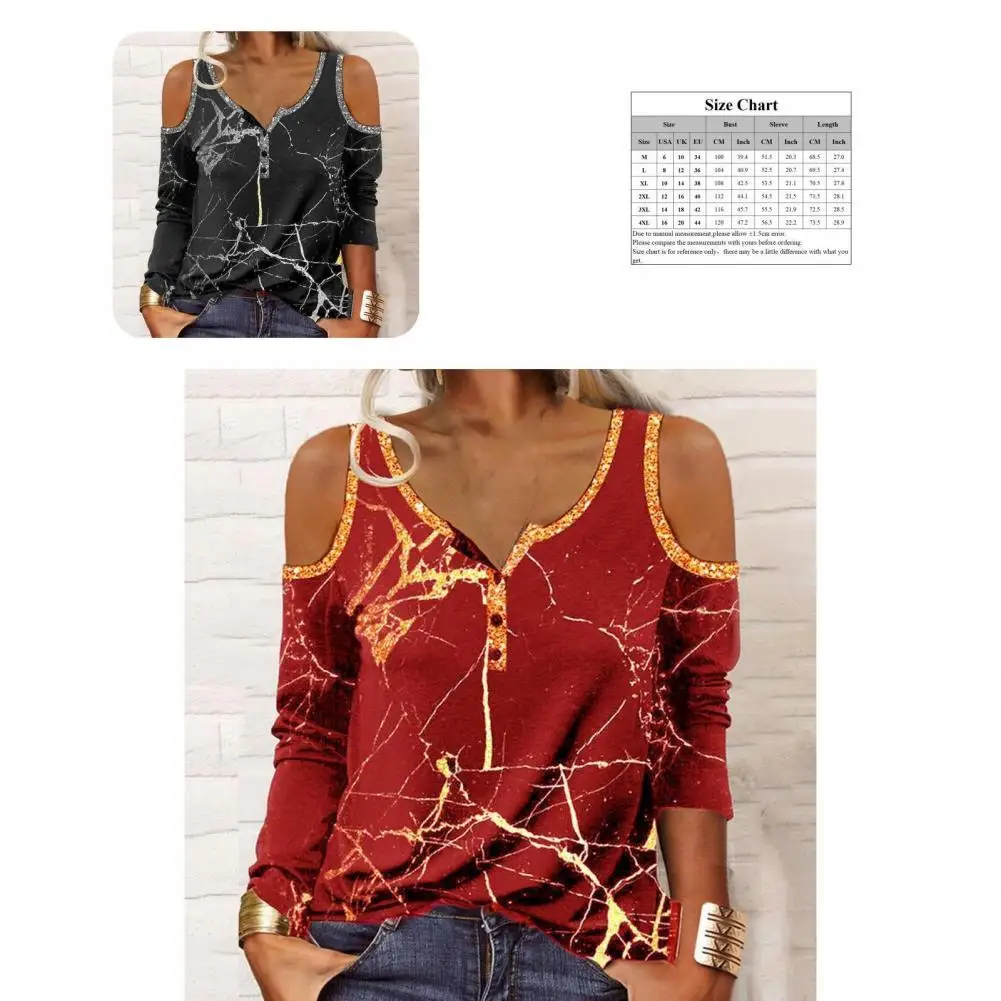 Off Shoulder Terrific Creative Lady Shirt Long Sleeve Shirt All Match for Daily Wear
Off Shoulder Terrific Creative Lady Shirt Long Sleeve Shirt All Match for Daily Wear