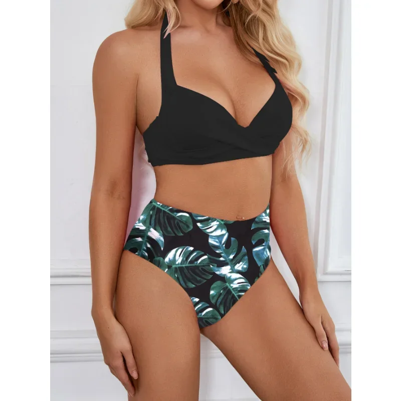 2023 Summer Micro Bikini Swimsuit Europe and The United States Hanging Neck Split Body Printed Bikini Plus Size Swimwear
2023 Summer Micro Bikini Swimsuit Europe and The United States Hanging Neck Split Body Printed Bikini Plus Size Swimwear