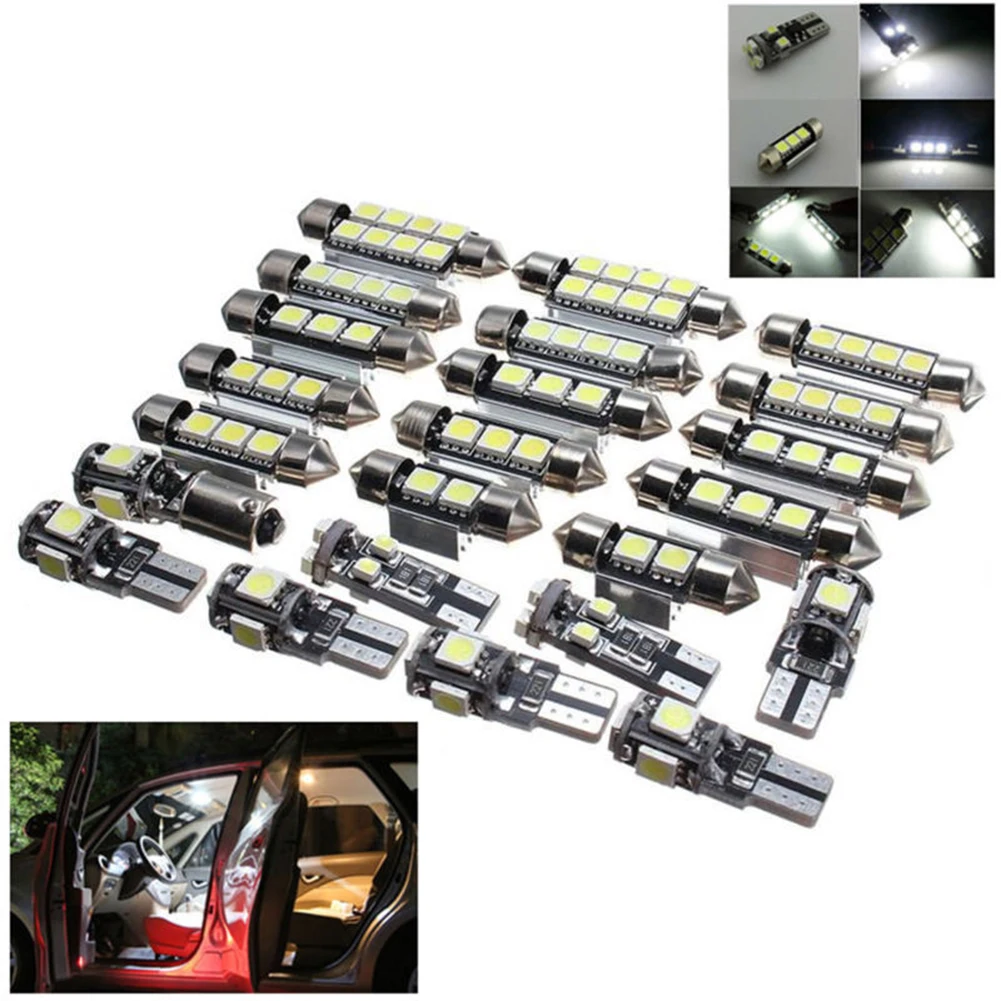 For Dome Light Car Bulb Interior LED Lights Car Lights 23pcs 6000K Error Free License Plate Light Map Dome Lights
For Dome Light Car Bulb Interior LED Lights Car Lights 23pcs 6000K Error Free License Plate Light Map Dome Lights