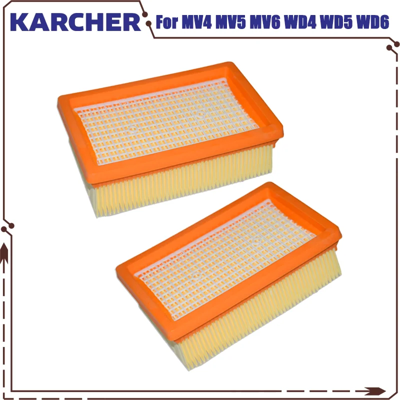 Фильтр НЕРА для пылесоса Karcher MV4 MV5 MV6 WD4 WD5 WD6 запасные части аксессуары № 2 863-005 0