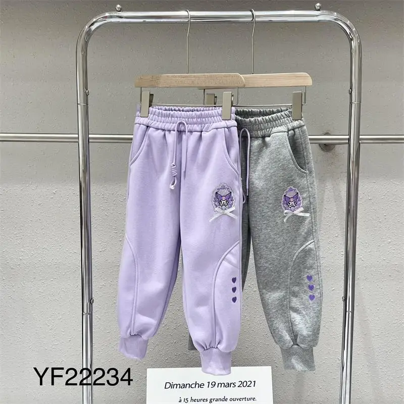 Детская одежда Sanrio Kuromi My Melody, детские длинные брюки, брюки, новинка, кавайная Высококачественная спортивная одежда, штаны для девочек, леггинсы
Детская одежда Sanrio Kuromi My Melody, детские длинные брюки, брюки, новинка, кавайная Высококачественная спортивная одежда, штаны для девочек, леггинсы