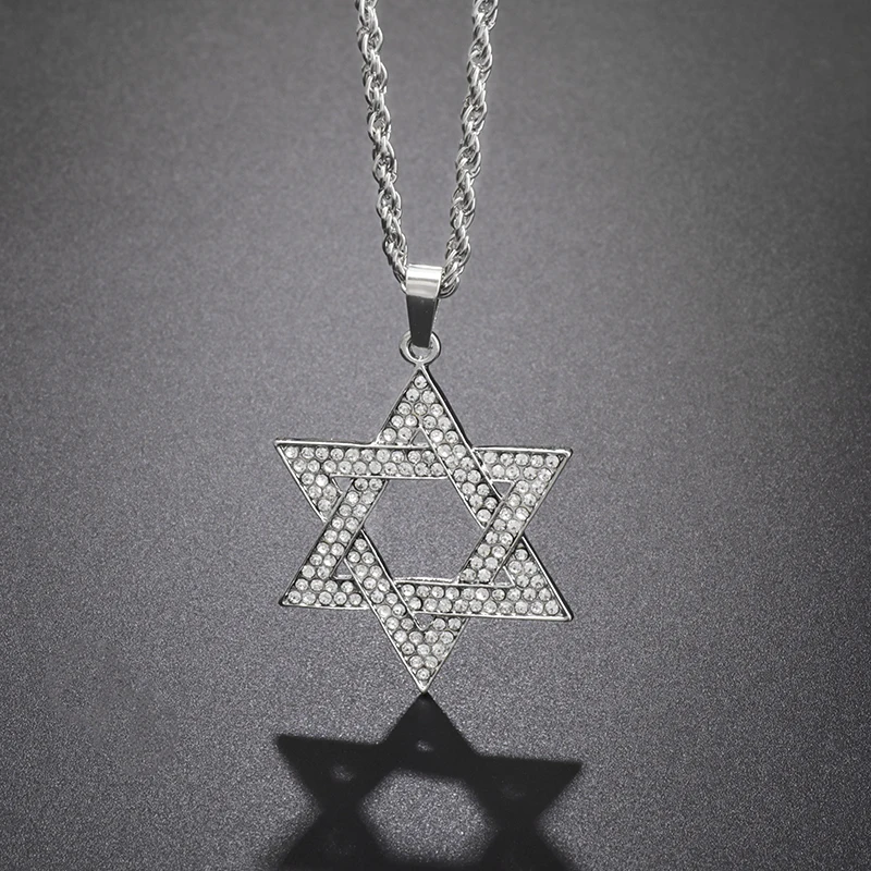 Fashionable Simple Six-Pointed Star Pendant Necklace Male and Female Hip-Hop Punk Chain Casual Sleeping Accessories
Fashionable Simple Six-Pointed Star Pendant Necklace Male and Female Hip-Hop Punk Chain Casual Sleeping Accessories