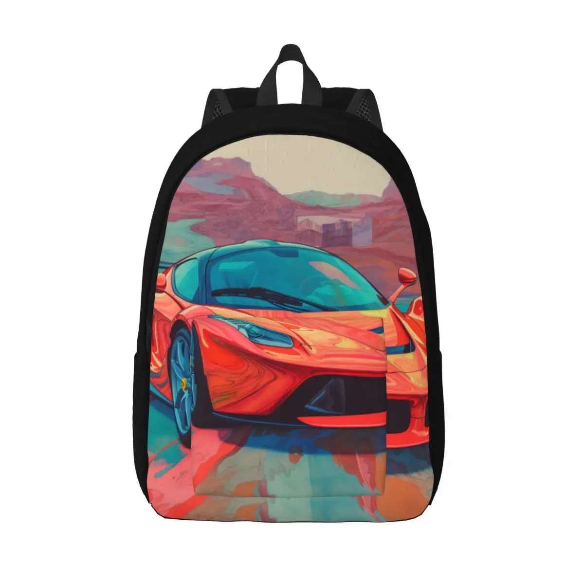 Passionate Sports Car Canvas Backpacks Cover Art Neo Fauvism Kawaii Bag Commuter Backpack Big Bags 
Passionate Sports Car Canvas Backpacks Cover Art Neo Fauvism Kawaii Bag Commuter Backpack Big Bags