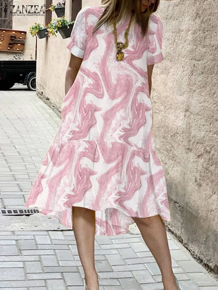 Платье ZANZEA женское праздничное средней длины, элегантное асимметричное повседневное с оборками и высоким низким вырезом, с винтажным принт...
Платье ZANZEA женское праздничное средней длины, элегантное асимметричное повседневное с оборками и высоким низким вырезом, с винтажным принт...