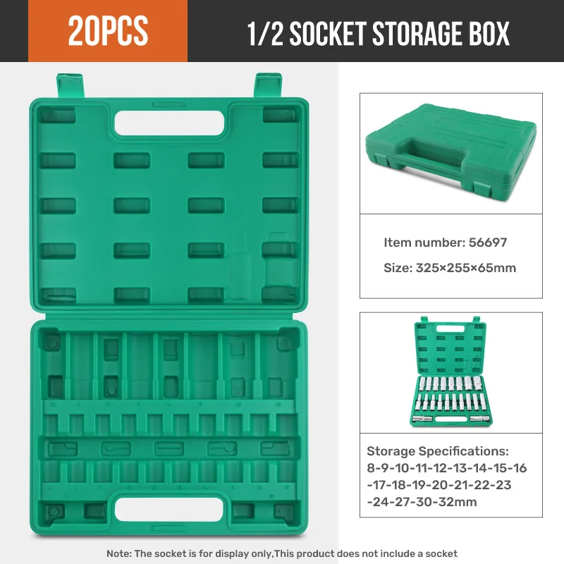 Набор для хранения розеток Hi-Spec 56695
Набор для хранения розеток Hi-Spec 56695