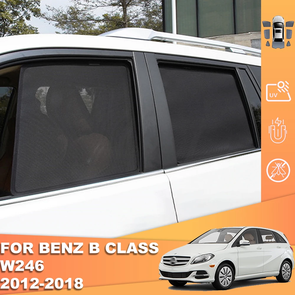 For Mercedes Benz B Class W246 2011-2019 Car Sunshade Magnet Front Windshield Mesh Curtain Baby Rear Window Sun Shade B180 B200
For Mercedes Benz B Class W246 2011-2019 Car Sunshade Magnet Front Windshield Mesh Curtain Baby Rear Window Sun Shade B180 B200