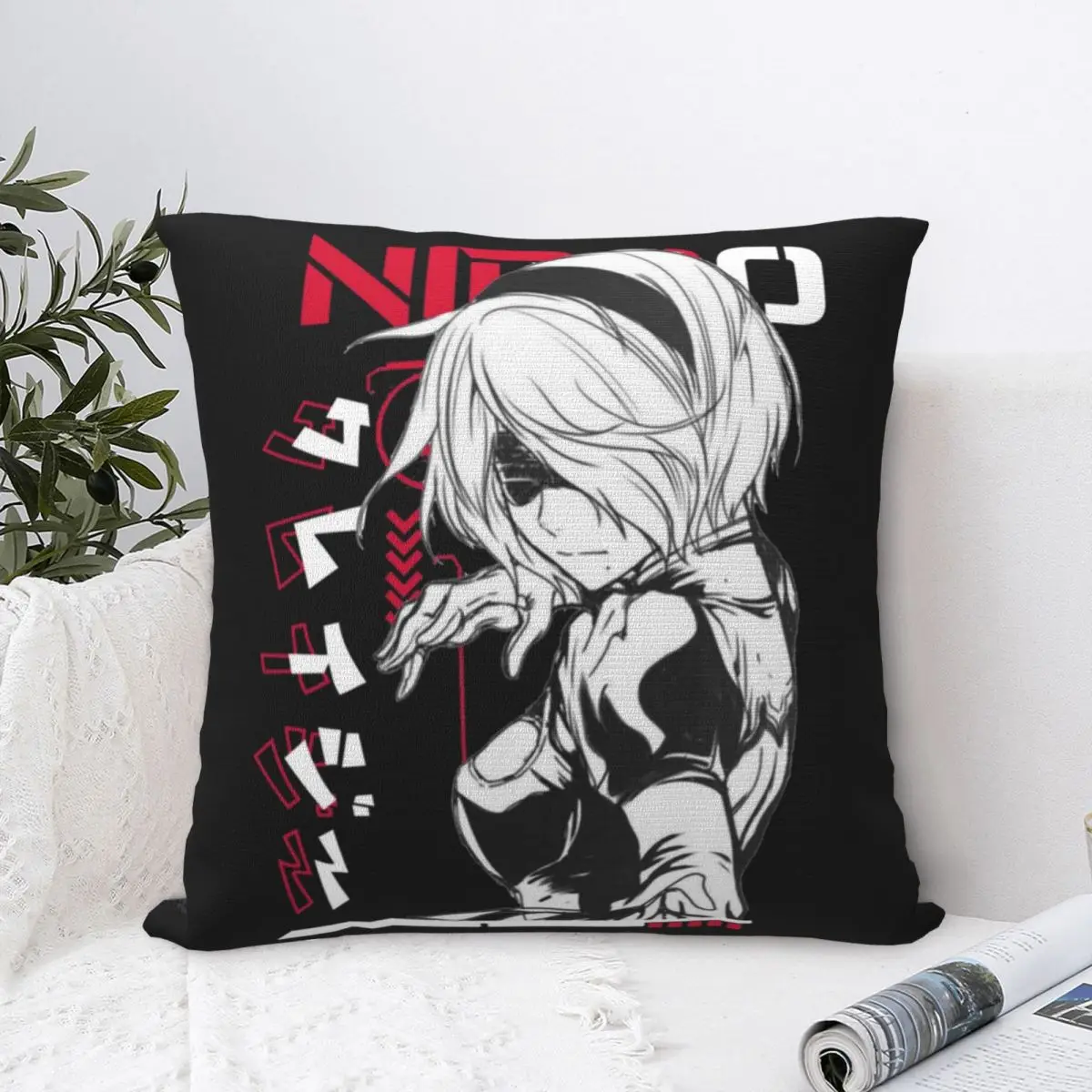 Masque Tshirt Nier Automata Pillowcase Pillow Case Cushion Cover Home Sofa Car Decorative Throw Pillow Printing Square Cartoon
Masque Tshirt Nier Automata Pillowcase Pillow Case Cushion Cover Home Sofa Car Decorative Throw Pillow Printing Square Cartoon