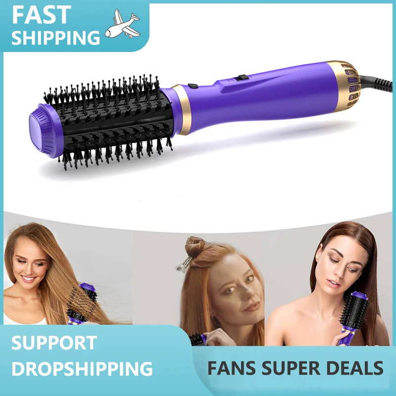 Hair Dryer Brush One Step Hair Dryer and Styler Volumizer Fast Drying Hot Air Brush Multifunctional Curling Straightening Brush
Hair Dryer Brush One Step Hair Dryer and Styler Volumizer Fast Drying Hot Air Brush Multifunctional Curling Straightening Brush