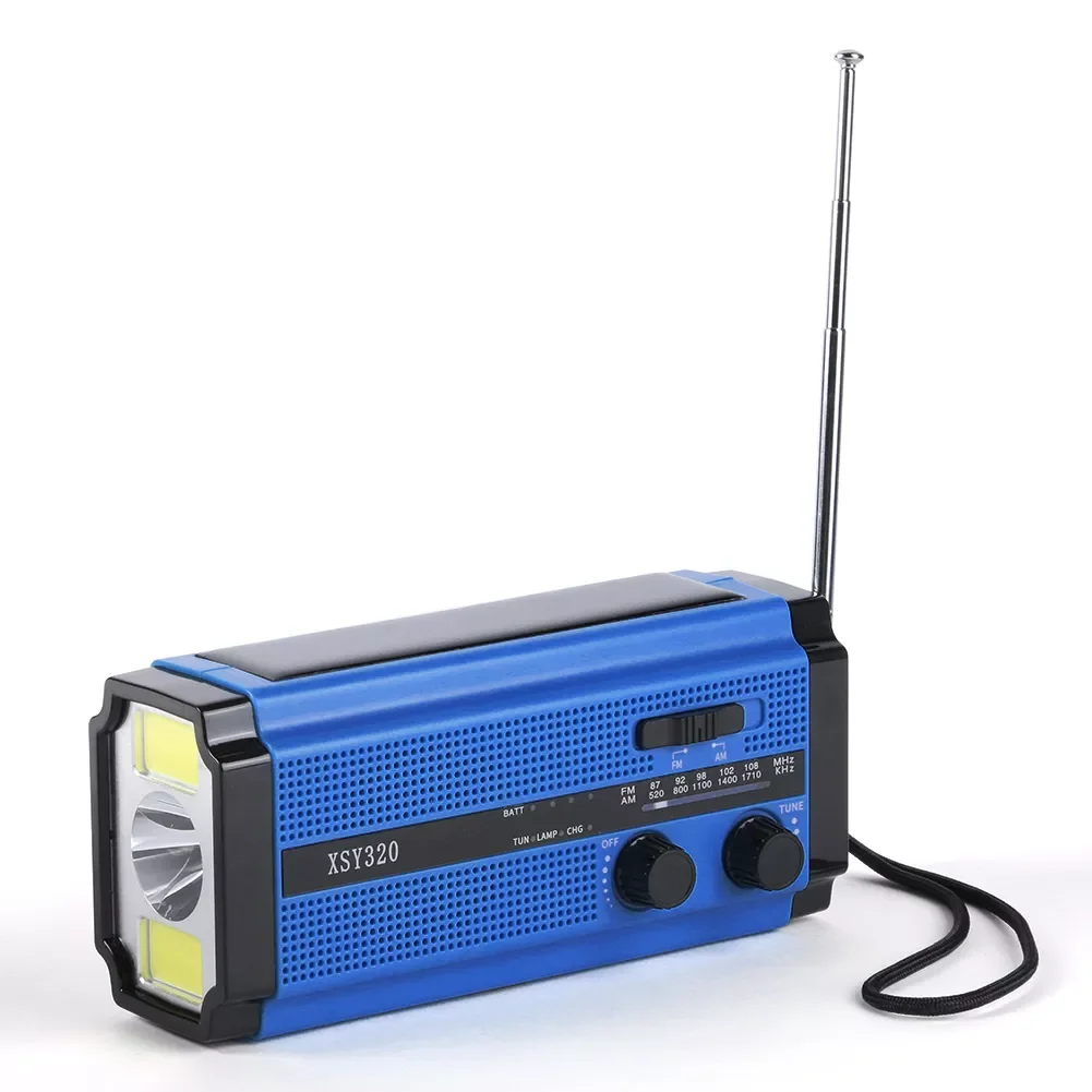 NEW2023 Solar Hand Crank Emergency Radio Flashlight Read Light AM/FM Charger
NEW2023 Solar Hand Crank Emergency Radio Flashlight Read Light AM/FM Charger