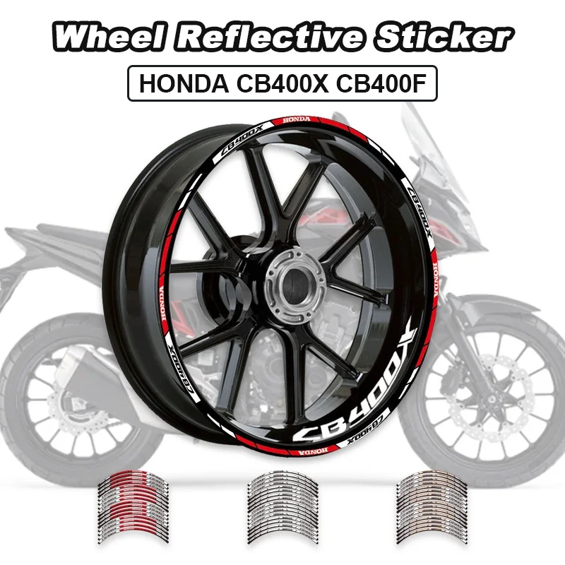 FOR HONDA CB400X CB400F Motorcycle Decorative Stripe Sticker Front Rear Wheel Reflective Decal Accessories
FOR HONDA CB400X CB400F Motorcycle Decorative Stripe Sticker Front Rear Wheel Reflective Decal Accessories