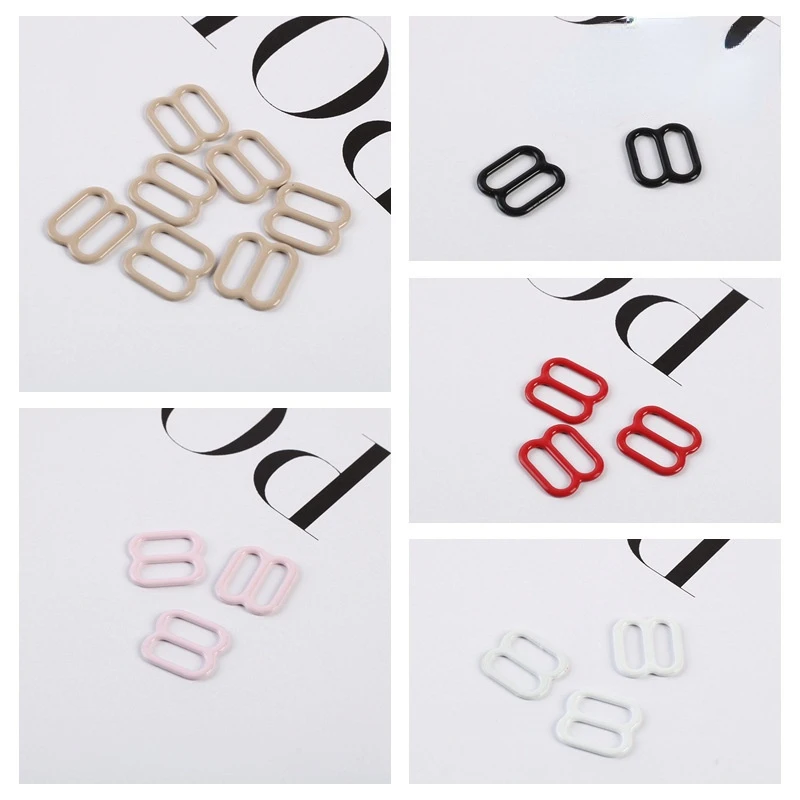 10pcs Bra Shoulder Strap Buckle Iron-coated 8-character Adjustment Buckle for Underwear Plastic Nylon-coated Buckle
10pcs Bra Shoulder Strap Buckle Iron-coated 8-character Adjustment Buckle for Underwear Plastic Nylon-coated Buckle