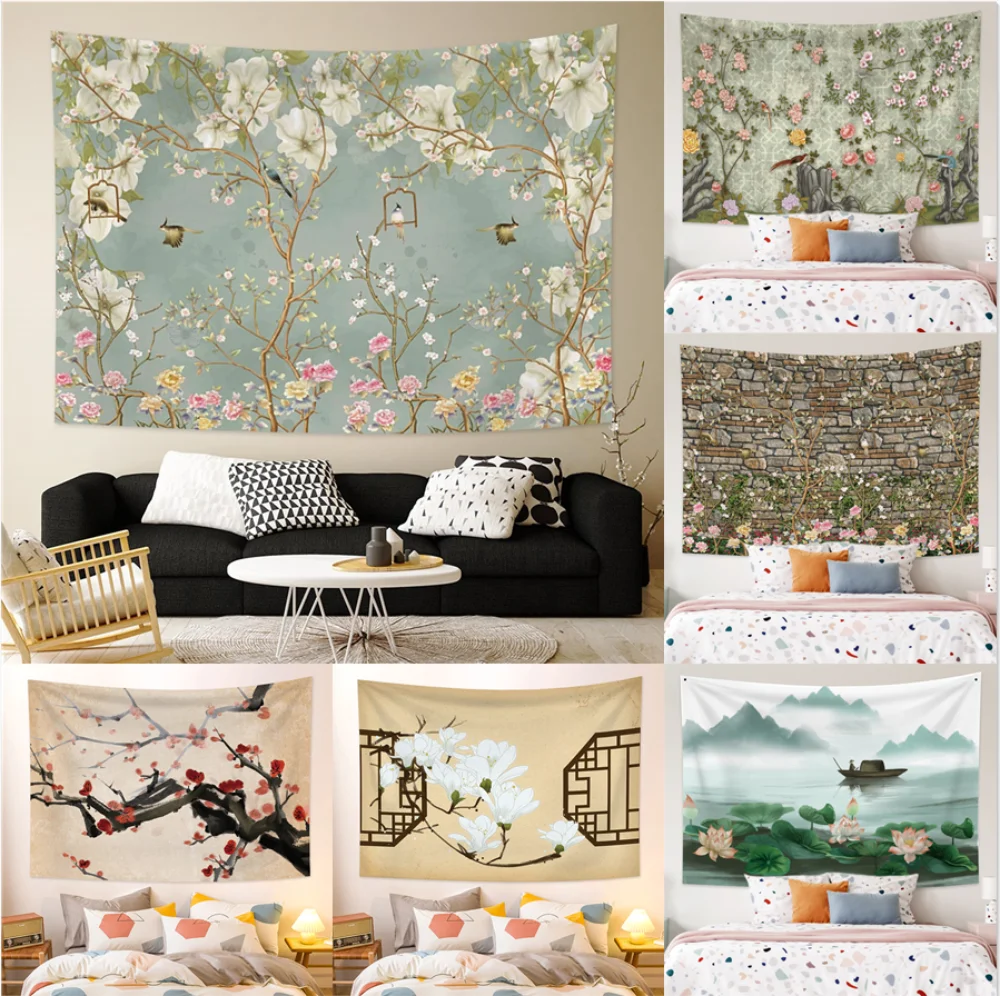 Chinese Classic Flower Birds Peony Tapestry Wall Hanging Cloth Home &Life Art Decor Mandala Psychedelic Carpet Bohe Hippie Decor
Chinese Classic Flower Birds Peony Tapestry Wall Hanging Cloth Home &Life Art Decor Mandala Psychedelic Carpet Bohe Hippie Decor