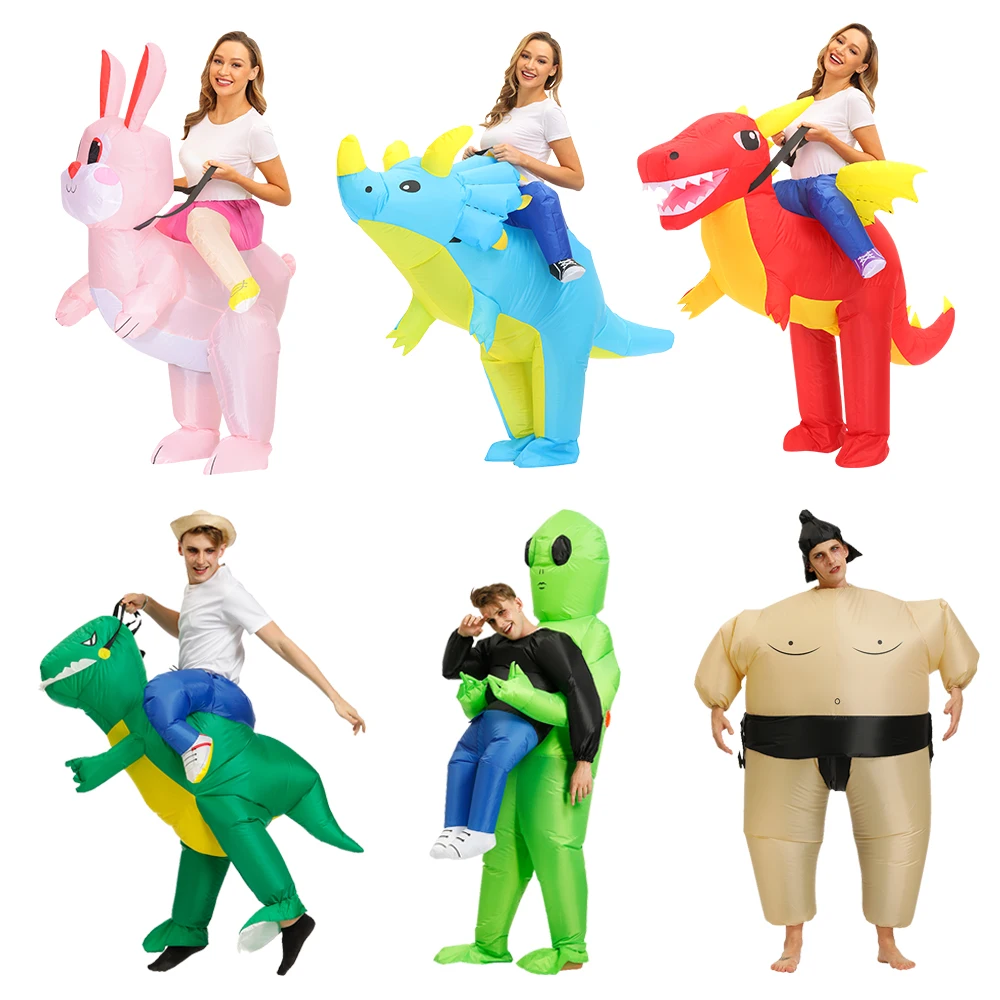 Adult Kids Cow Dinosaur Inflatable costume Alien Santa Claus Anime Cosplay Costumes Halloween Christmas Party Jumpsuit Suit
Adult Kids Cow Dinosaur Inflatable costume Alien Santa Claus Anime Cosplay Costumes Halloween Christmas Party Jumpsuit Suit