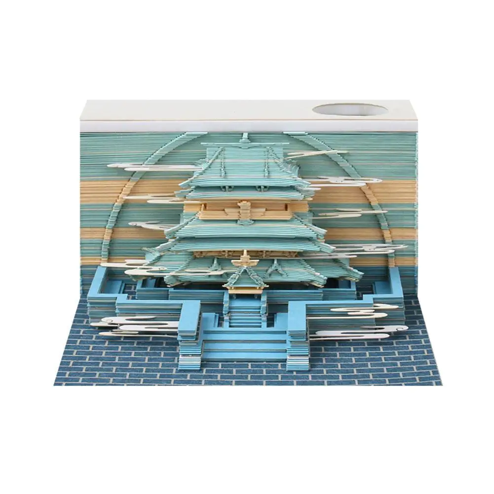 Ancient-architecture Paper Sculpture Note Memo Pad 3D Cloud Artwork Note Art Custom Notepad Friend Gift Office Tool Decor 2023
Ancient-architecture Paper Sculpture Note Memo Pad 3D Cloud Artwork Note Art Custom Notepad Friend Gift Office Tool Decor 2023