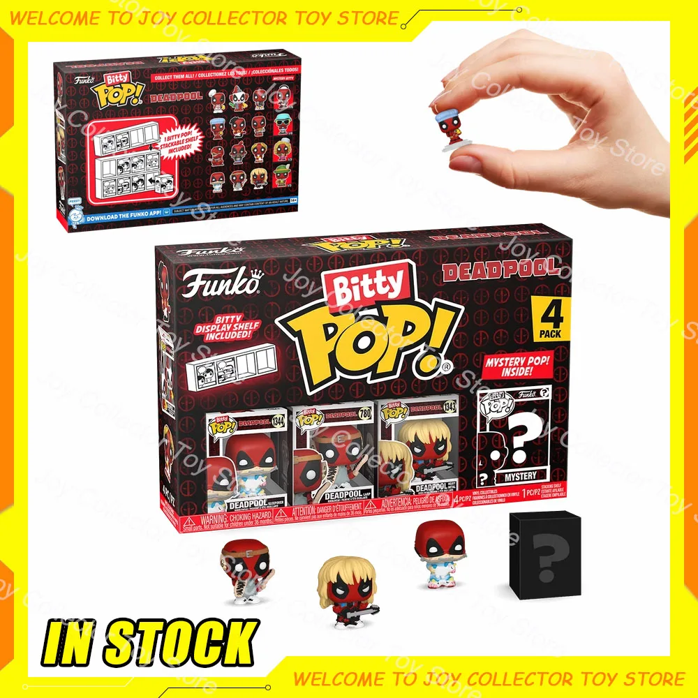 Оригинальная фигурка куклы Funko Pop Marvel Deadpool 3 модель слепых коробки аниме-фигурка