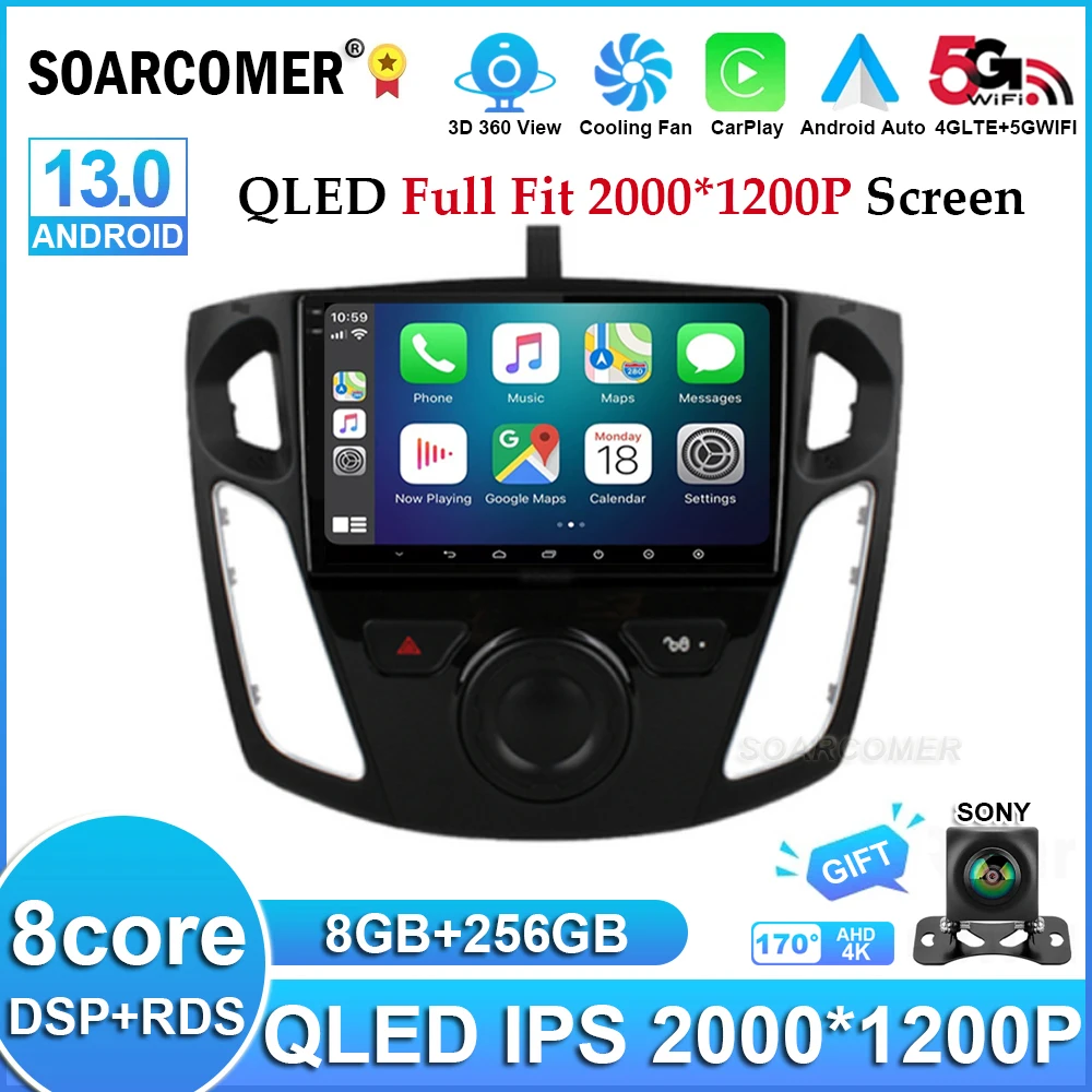 Автомагнитола Android 13 для Ford Focus 3 Mk 3 2011 - 2019 мультимедиа 4G WIFI видеоплеер Стерео GPS навигация QLED головное устройство DSP
Автомагнитола Android 13 для Ford Focus 3 Mk 3 2011 - 2019 мультимедиа 4G WIFI видеоплеер Стерео GPS навигация QLED головное устройство DSP