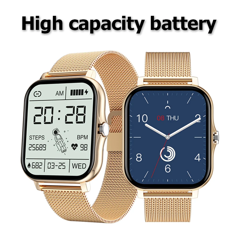 2023 SmartWatch Men Women Sports Fitness Health Rate Monitor Bluetooth Call Digital Metal Gift Full Touch Gold Smart Watch
2023 SmartWatch Men Women Sports Fitness Health Rate Monitor Bluetooth Call Digital Metal Gift Full Touch Gold Smart Watch