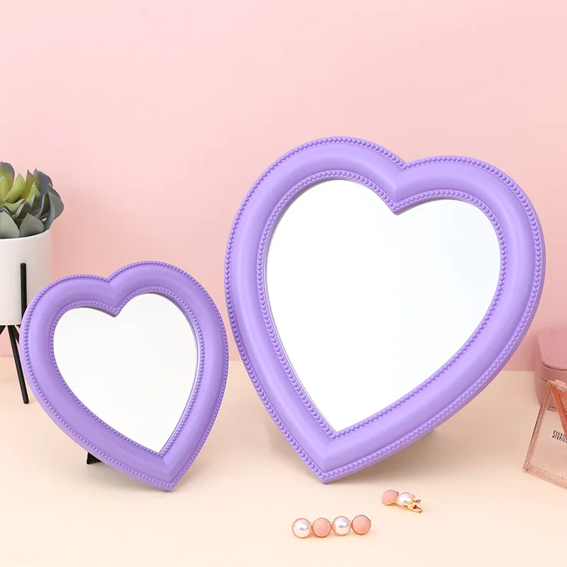 Ins Love Heart Cosmetic Mirror Wall Hanging Dormitory Dressing Mirror Pink White Korean Living Room Decorative Mirrors For Girls
Ins Love Heart Cosmetic Mirror Wall Hanging Dormitory Dressing Mirror Pink White Korean Living Room Decorative Mirrors For Girls