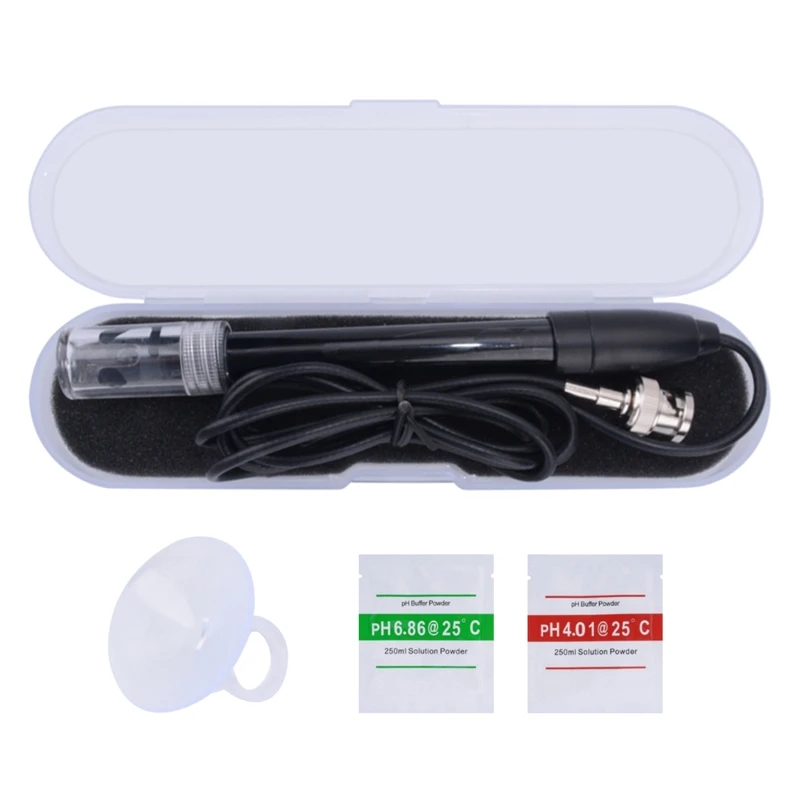 pH Probe for Aquarium Hydroponic System Monitor 0-14pH Replacement BNC Connector
pH Probe for Aquarium Hydroponic System Monitor 0-14pH Replacement BNC Connector