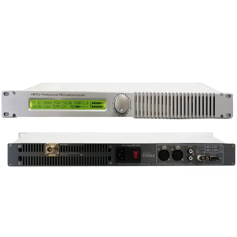 FMUSER новое поступление 150 Вт FM-передатчик для FM-радиостанции вещания FSN-150B V5.0
FMUSER новое поступление 150 Вт FM-передатчик для FM-радиостанции вещания FSN-150B V5.0