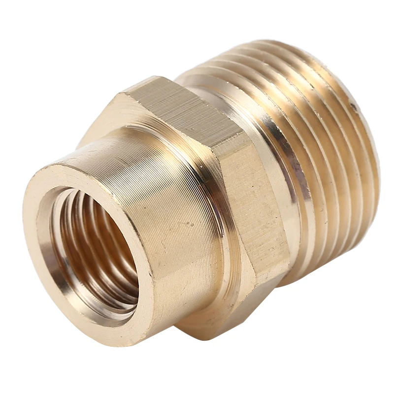 M22 Male Adaptor 1/4\" Female 1Pcs 1pc For High Pressure Water Tools Internal And External Thread High Quality
M22 Male Adaptor 1/4\" Female 1Pcs 1pc For High Pressure Water Tools Internal And External Thread High Quality