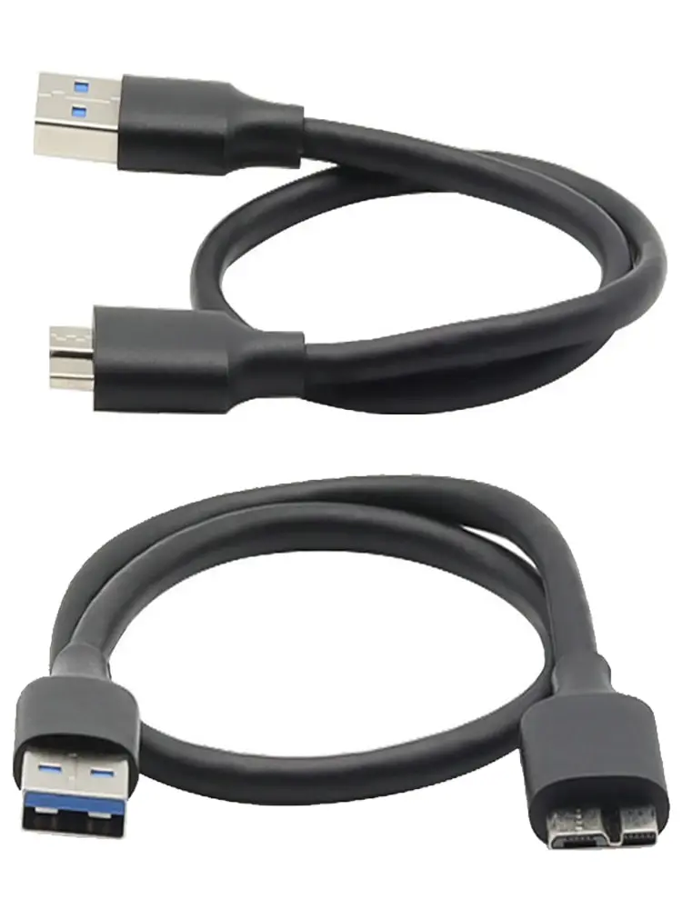

1PC USB 3.0 Type A To USB3.0 Micro B Male Adapter Cable Data Sync Cable Cord For External Hard Drive Disk HDD Hard Drive Cable