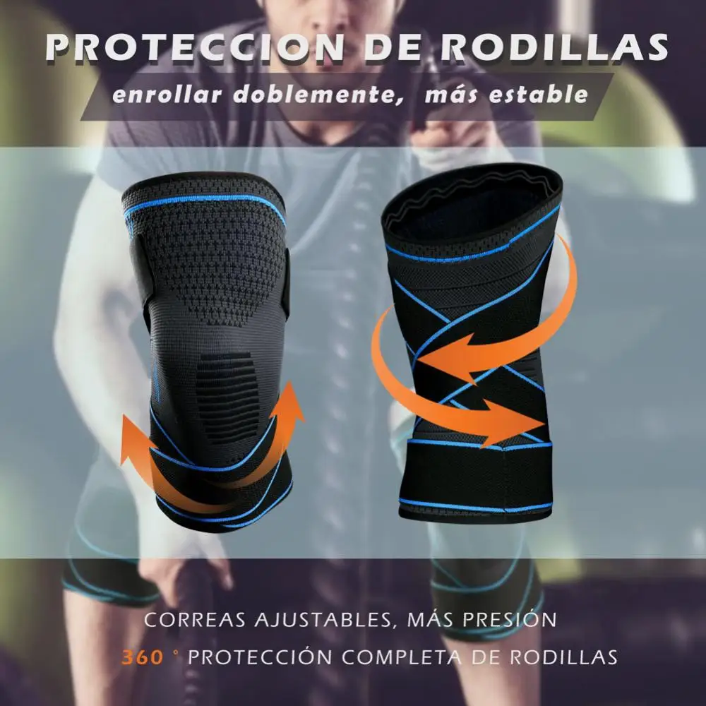 Nylon Anti-skid Knee Protection Pad Knitted Kneepad High Quality Knee Pads Fitness Gear 1 Pair Soft Basketball Kneepads
Nylon Anti-skid Knee Protection Pad Knitted Kneepad High Quality Knee Pads Fitness Gear 1 Pair Soft Basketball Kneepads