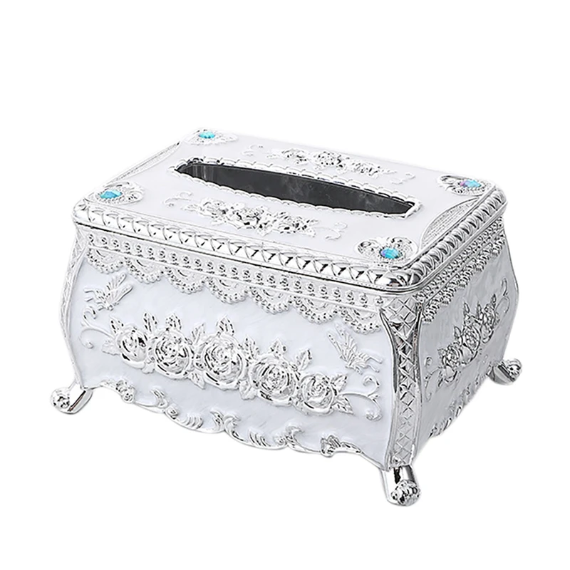 Creative Modern European Ornate Tissue Box Cover, Luxury Noble Paper Facial Tissue Napkin Holder For Bedroom Office
Creative Modern European Ornate Tissue Box Cover, Luxury Noble Paper Facial Tissue Napkin Holder For Bedroom Office