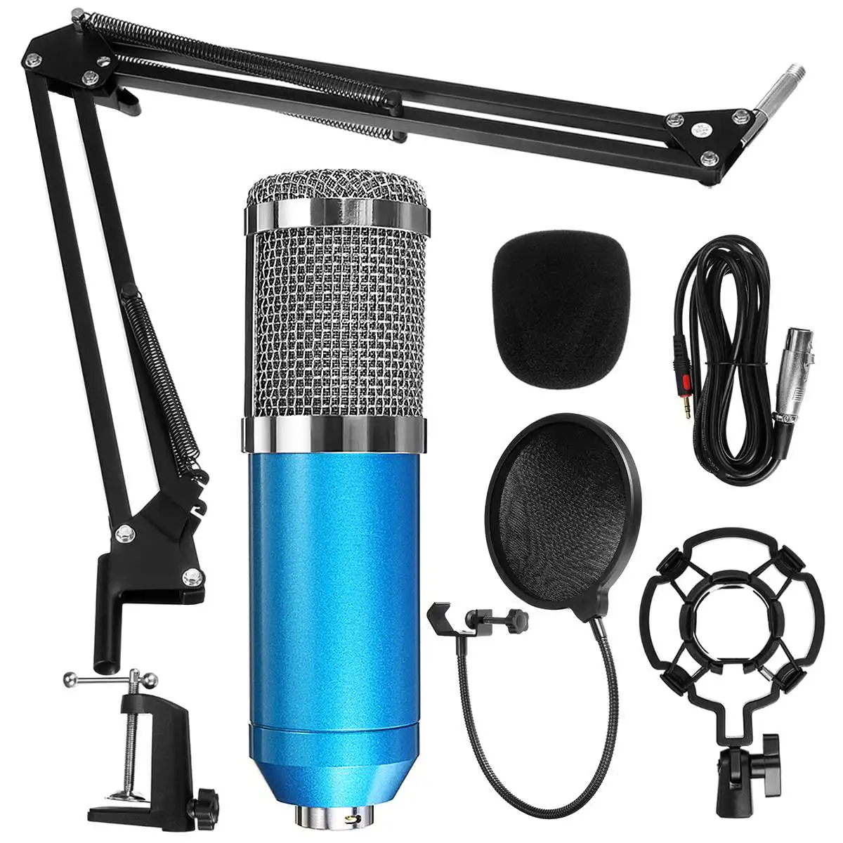 Professional Anchor Microphone Condenser Microphone Full Set Bundle Mikrofon Computer Streaming Podcasting Vocal Record
Professional Anchor Microphone Condenser Microphone Full Set Bundle Mikrofon Computer Streaming Podcasting Vocal Record