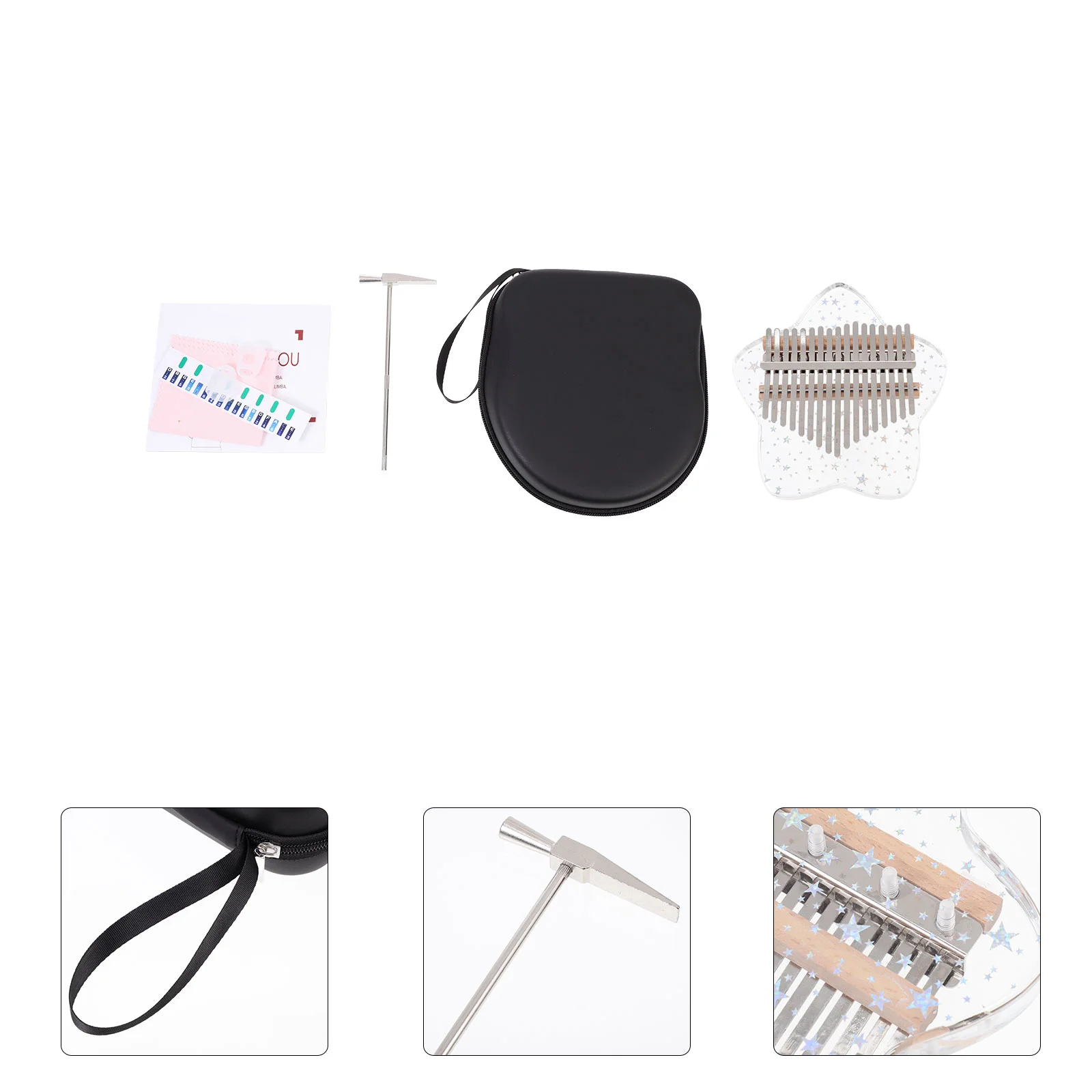1 компл., маленький Kalimba, милый дизайн звезд, Kalimba Mini Finger Kalimba Plaything
1 компл., маленький Kalimba, милый дизайн звезд, Kalimba Mini Finger Kalimba Plaything