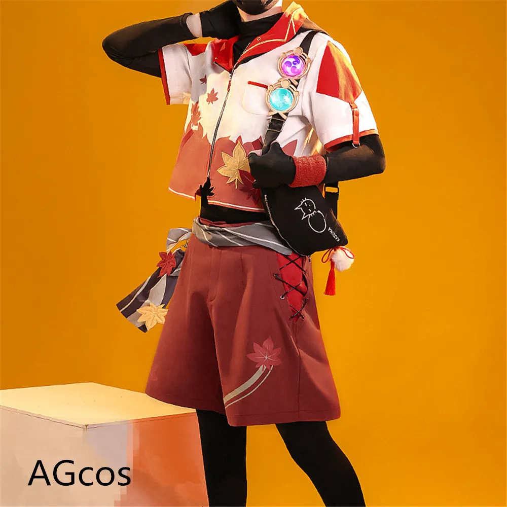 Предпродажа AGCOS! Костюм для косплея Genshin Impact kaedeхара Kazuha Doujin, мужской Рождественский повседневный костюм для косплея, топ + шорты
Предпродажа AGCOS! Костюм для косплея Genshin Impact kaedeхара Kazuha Doujin, мужской Рождественский повседневный костюм для косплея, топ + шорты